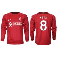 Fotbalové Dres Liverpool Naby Keita #8 Domácí 2022-23 Dlouhý Rukáv